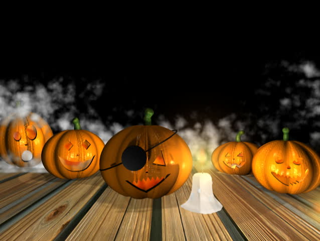 Halloween pumpkins - 3D