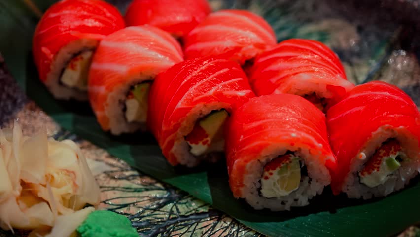 Japanese sea food , fresh Sushi
