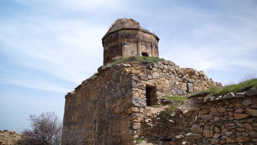 Monastery on the shore of the lakes of VAN