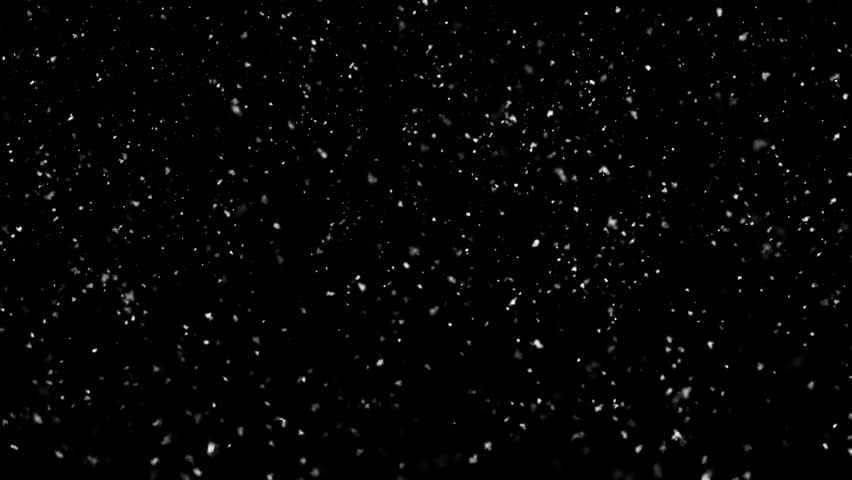 Christmas winter snowfall falling on ground.