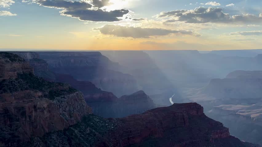 Sunset over Grand Canyon, Arizona, USA