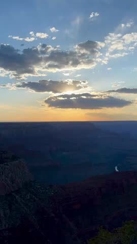 Sunset over Grand Canyon, Arizona, USA