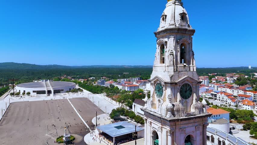 Sanctuary of Fatima in Cova da Iria, in the city of Fatima, municipality of Ourem, Portugal