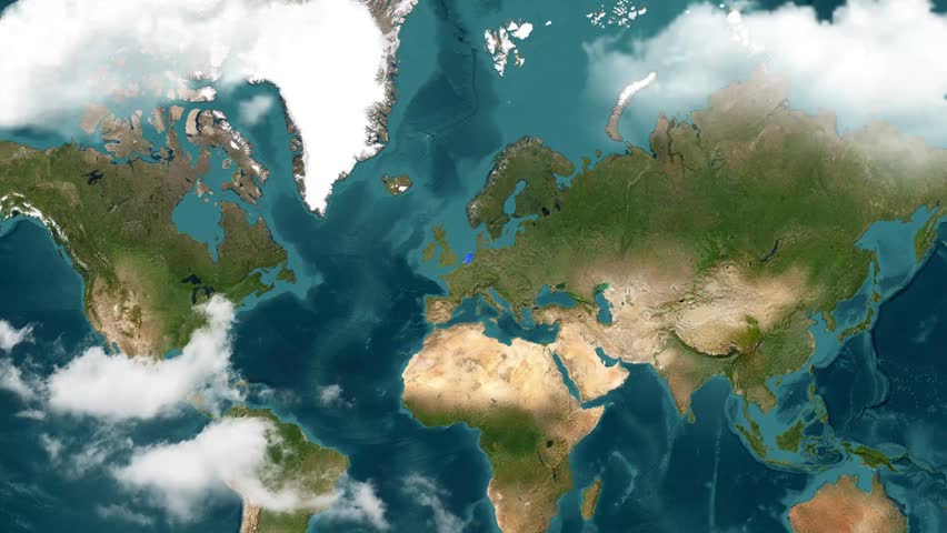 Animated map clip showing Rotterdam highlighted within the Netherlands