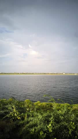 Lake evening time view so crazy
