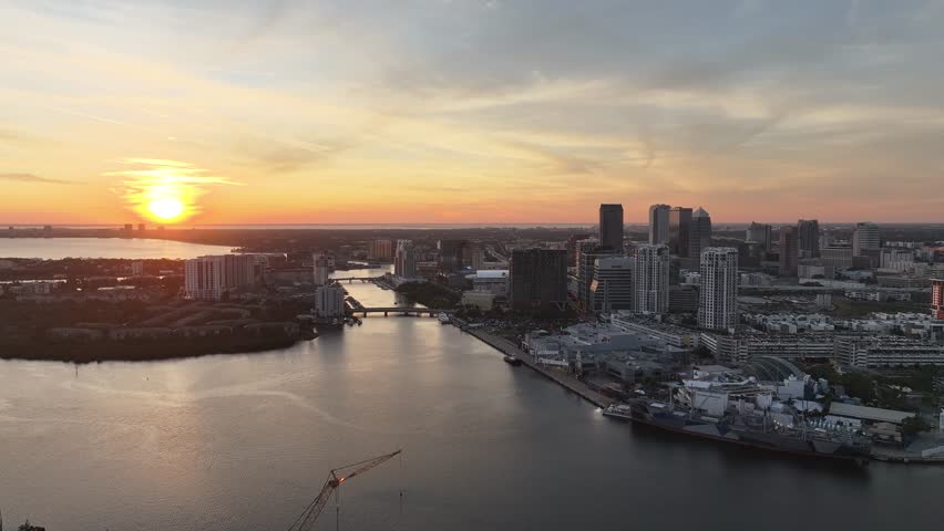 Tampa Bay Skyline at Sunset