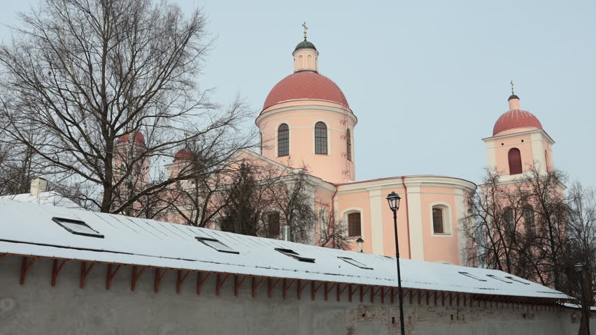  Orthodox Church of Holy Spirit Russian Orthodox church in Vilnius Old Town, capital of Lithuania 