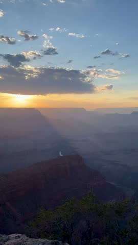 Sunset over Grand Canyon, Arizona, USA