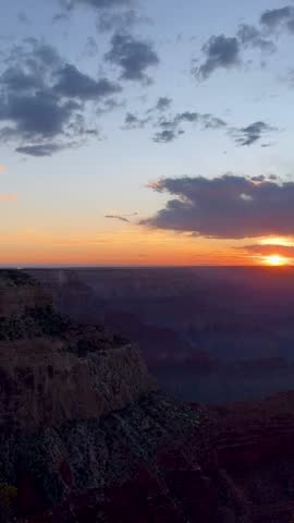 Sunset over Grand Canyon, Arizona, USA