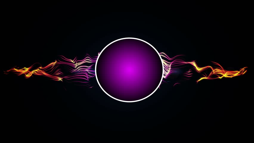 Circle Purple Logo with Hot : Video de stock (totalmente libre de