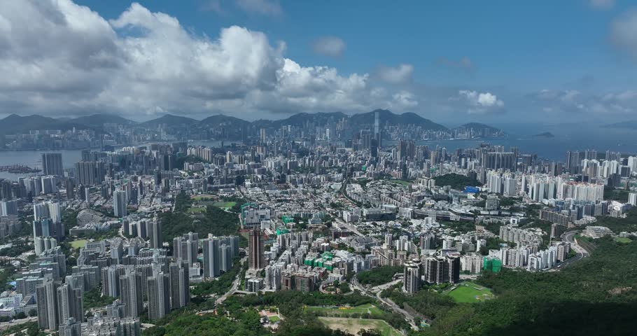 Landscape in Hong kong city, China	