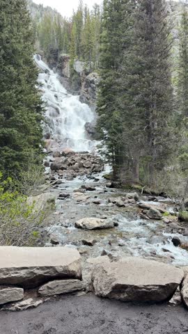 Grand Teton National Park	- Hidden Falls waterfall