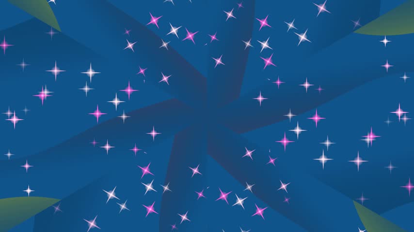 A dark blue night sky with stars