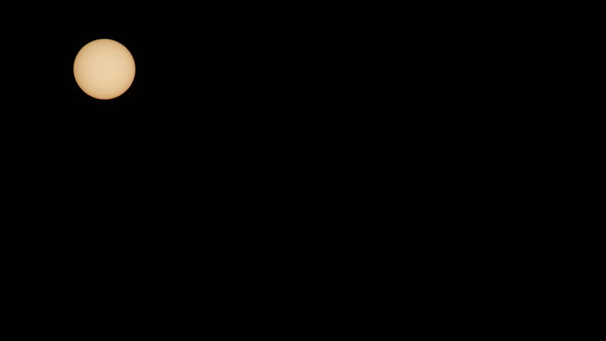 Stunning Partial Solar Eclipse Time-lapse with the Moon Gradually Obscuring the Sun in a Dark Sky, Creating a Mesmerizing Celestial Event at August 12, 2026.