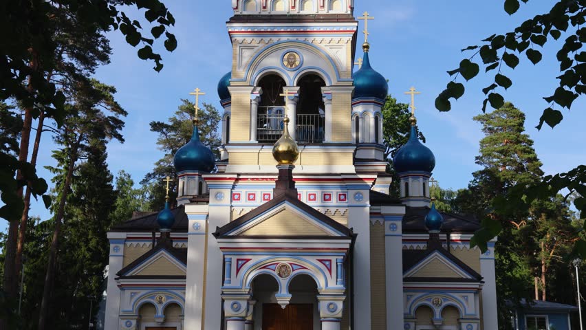 Russian Orthodox Church of the Kazan Icon in Majori, Jurmala, Latvia