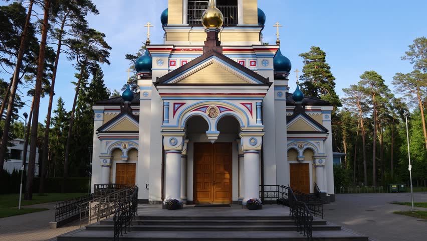 Russian Orthodox Church of the Kazan Icon in Majori, Jurmala, Latvia