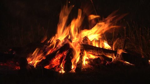 campfire camp fire summer burning fire/campfire