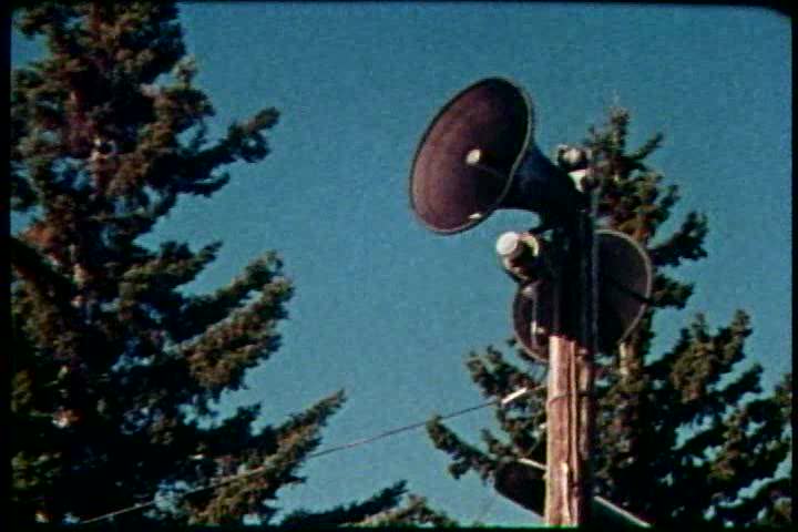 1970s - A group of men bobsled in the 1970s