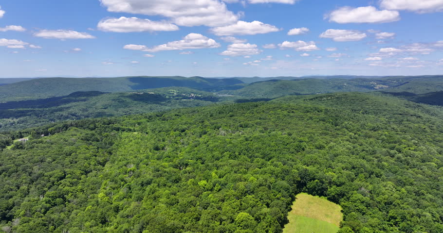 Aerial View of New Milford Connecticut