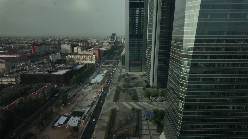 High-rise view of Madrid