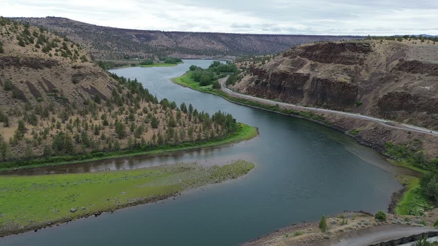 Over Lake Billy Chinook - The Cove Palisades State Park, Oregon