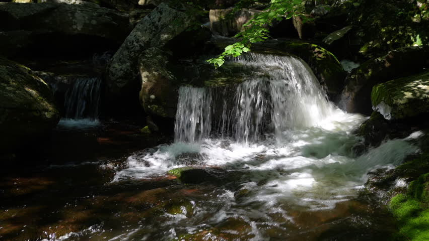 This is a mini cascade of water