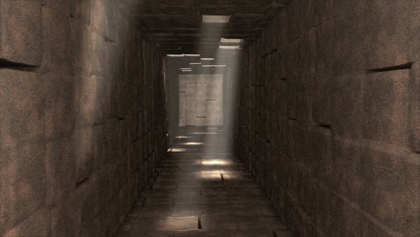 Artist visualize ancient tunnel.