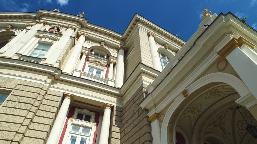 Odessa National Academic Theater of Opera and Ballet Building Exterior, Ukraine