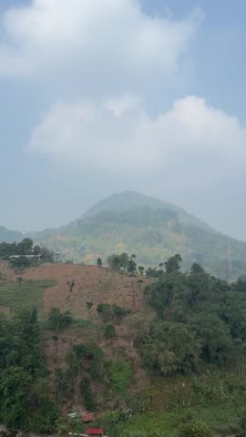 view of the hills from the top of another hill