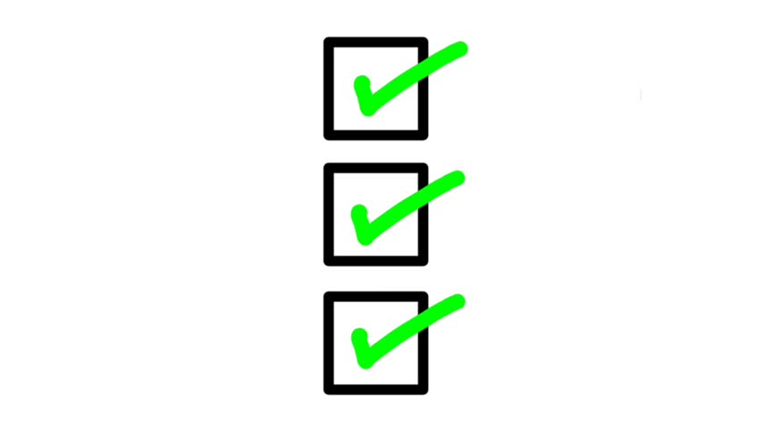 Checklist, task list, vector illustration