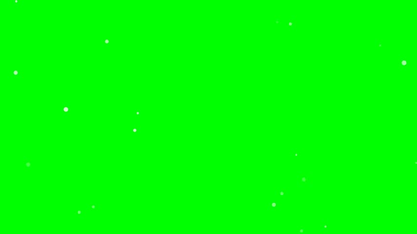 A charming cartoon polar bear animation featuring a festive Santa hat and green scarf on a chroma key green background for easy compositing.