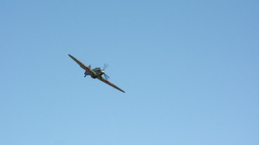 Hawker Hurricane, WWII fighter plane made famous at the Battle of Britain.