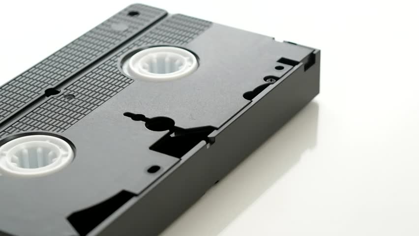 VHS tape rotating