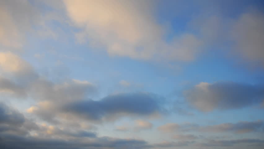 evening cloud time lapse