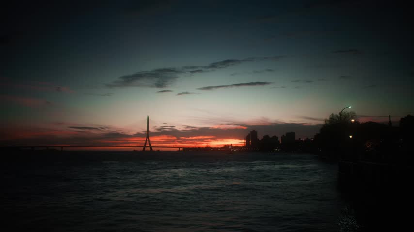 Sunset over Tamsui, New Taipei City, Taiwan – Scenic Riverside View