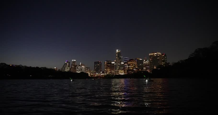 Austin Texas Downtown Skyline and Modern Buildings in 4K