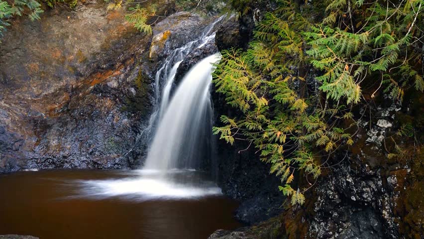 Snake Pit Falls waterfall-slowed down