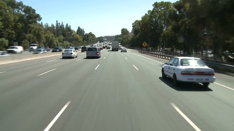 Time Lapse Driving on the 101 Daytime - Circa 2010