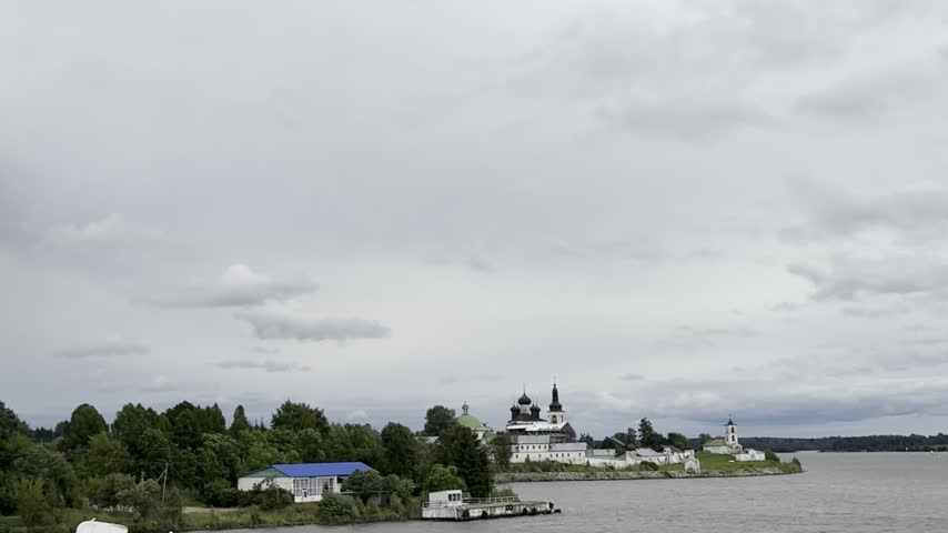 Goritsy, Vologda Oblast, Russia, August 13, 2026, Goritsky Resurrection Convent, an active Russian Orthodox women
