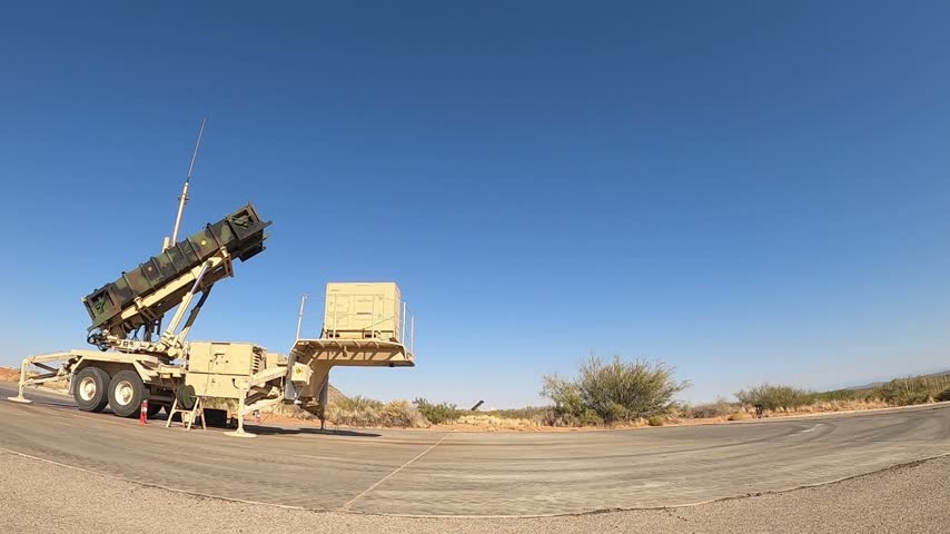 A Patriot Missile Launching System live fire, United States 11.04.2023