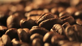 Macro dolly shot of coffee beans. Find similar clips in our portfolio.