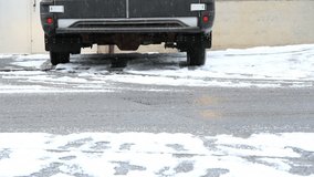 A little truck in the snow. Find similar clips in our portfolio.