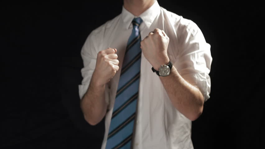 Businessman Rolling up Sleeves and Stock Footage Video (100 ...