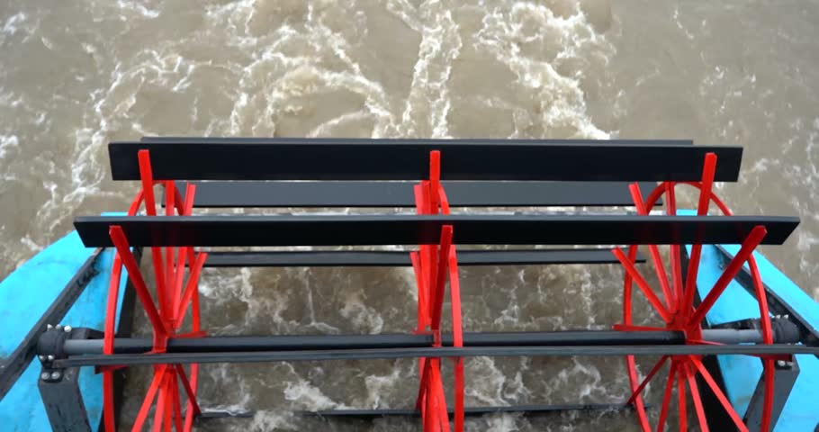 Paddlewheel propellers on riverboat in St. Louis, Missouri