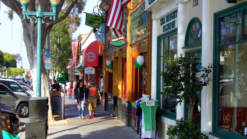 Seal Beach Main Street Stock Video Footage 4k And Hd Clips Seal Beach Main Street Stock Video