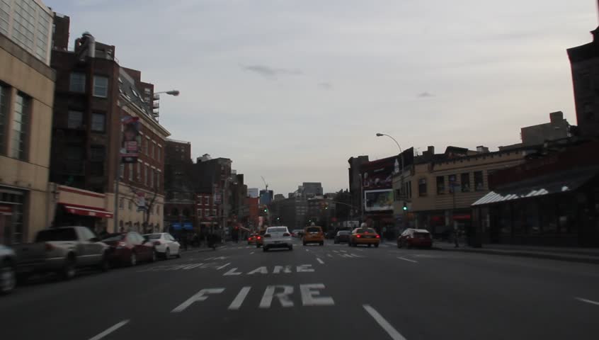 Driving plate in Greenwich Village