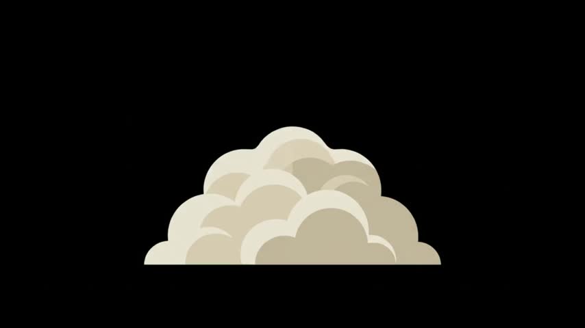 Oktoberfest Beer Foam Animated Vector Icon with Rising Bubbles	