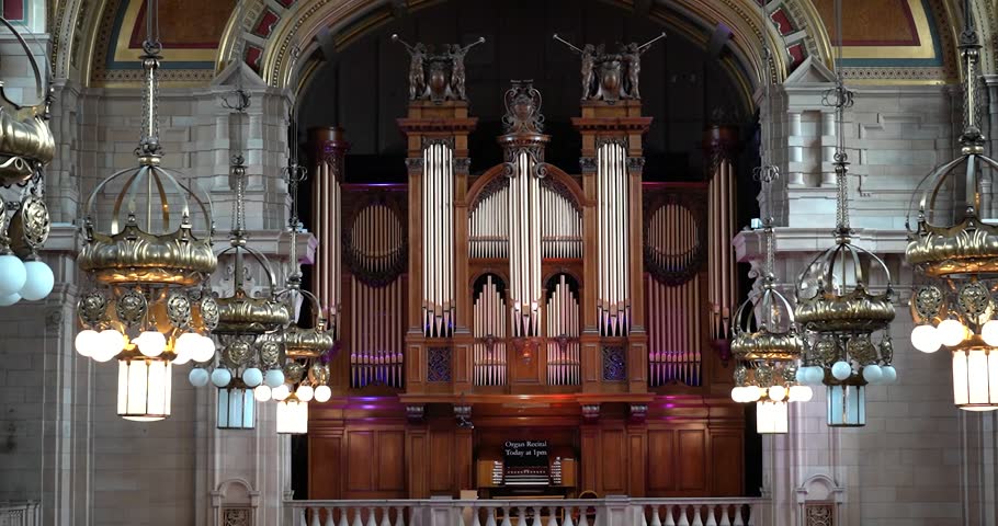 Kelvingrove Art Gallery and Museum organ in Glasgow, Scotland