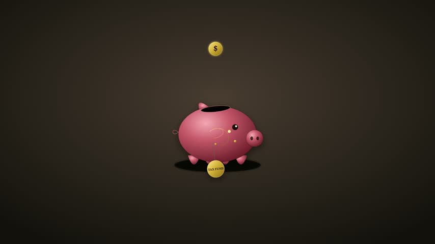 Premium 3D pink ceramic piggy bank with gold ornaments and a 