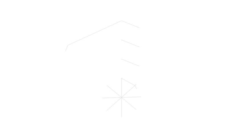 Minimalist White Spider Web Graphic Illustration on Bright Background